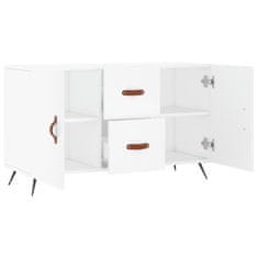 Vidaxl Komoda bela 100x36x60 cm inženirski les