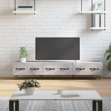 Vidaxl vidaXL TV stojalo betonsko sivo 150x36x30 cm