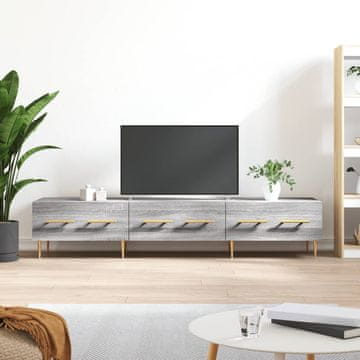 Vidaxl vidaXL TV stojalo, sivo, hrast sonoma, 150x36x30 cm