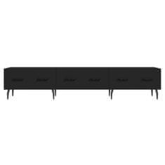 Vidaxl TV omarica črna 150x36x30 cm inženirski les