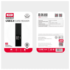 XO Čitalec kartic USB 3.0 2v1 DK05B