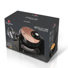 Berlingerhaus Vrtljivi vafljar za 4 vaflje s stojalom Rosegold Metallic Line BH-9451