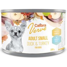 Calibra Dog Verve cons. GF Adult Small Duck & Turkey 200 g