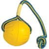 StarMark Igrača guma Durafoam žoga z vrvico M rumena