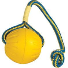 StarMark Igrača guma Durafoam žoga z vrvico L rumena