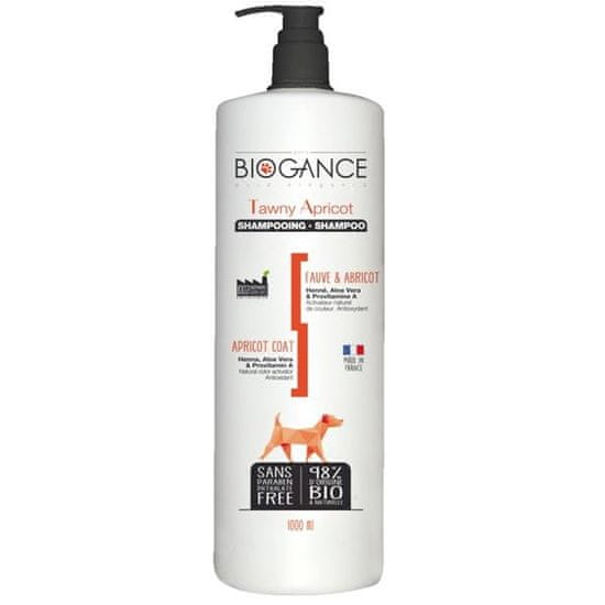 Biogance šampon Tawny apricot - za rumeno-rjavo dlako 1l