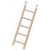 Lesena lestev 5 stopnic 22x7cm