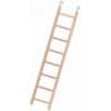 Lesena lestev 8 stopnic 34x7cm