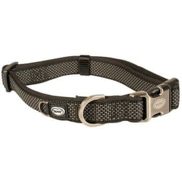 Duvo+ Ovratnik iz najlona Severna črna 1,5x20-35cm +