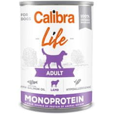 Calibra Dog Life Cons. Jagnječje meso za odrasle 400g