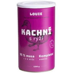 Louie cons. za pse raca z rižem 1200 g