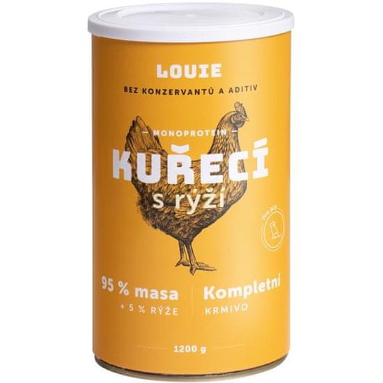 Louie cons. za pse piščanec z rižem 1200g