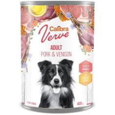 Calibra Dog Verve cons. GF Adult Pork & Venison 400 g