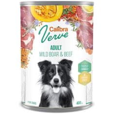 Calibra Dog Verve cons. GF Adult Wild Boar & Beef 400 g