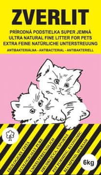 Zverlit Mačja stelja super fino brez vonja - vijolična 6 kg