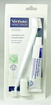 Virbac C.E.T.Zobna pasta encimska pasja perutnina 70g+zobne ščetke