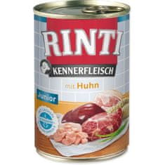 RINTI Konzervirana hrana Kennerfleisch Junior piščanec - 400 g