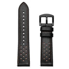 Tech-protect Leather pašček za Samsung Galaxy Watch 4 / 5 / 5 Pro / 6, black