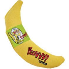 Igrača mačka Yeowww banana z mačjo meto RW 17,5cm