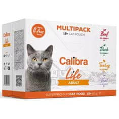 Calibra Kapsule Cat Life. Multipack za odrasle v omaki 12x85 g