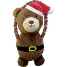 Happy Pet Rope Arms Božični medved HP pliš + vrvna igrača