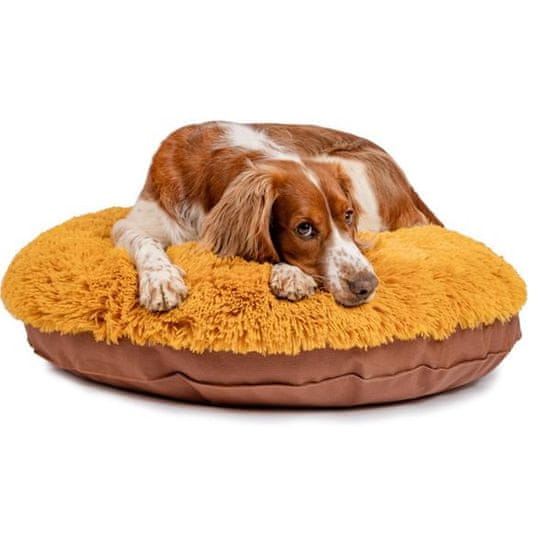 ARIES Okrogla vzmetnica brown 80cm