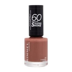 Rimmel 60 Seconds Super Shine hitro sušeči lak za nohte 8 ml Odtenek 130 caramel candy