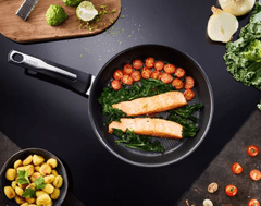Tefal Tefal Emotion Wok Ponev 26 cm E30077 - Nerjavno jeklo, non-stick, za vse vrste kuhalnih plošč, hitro segrevanje