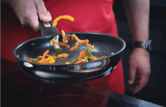 Tefal Tefal Emotion Wok Ponev 26 cm E30077 - Nerjavno jeklo, non-stick, za vse vrste kuhalnih plošč, hitro segrevanje