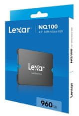 Lexar Lexarjev SSD NQ100 2,5" SATA III - 960 GB (branje/pisanje: 560/500 MB/s)