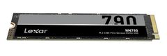 Lexar Lexarjev SSD NM790 PCle Gen4 M.2 NVMe - 4 TB (branje/pisanje: 7400/6500 MB/s)