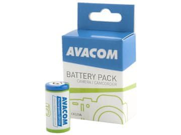 Avacom Baterija za polnjenje fotografij CR123A 3V 450mAh 1,4Wh