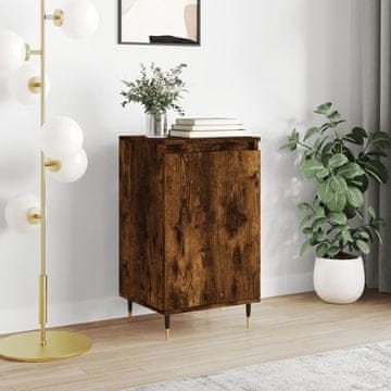 Vidaxl vidaXL Predalnik, dimljen hrast, 40x35x70 cm, material na osnovi lesa