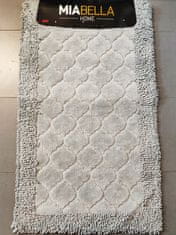 MIABELLA Kopalniške preproge SHELBY, set 60x100 + 60x50 cm., svetlo siva