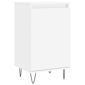 Vidaxl Komoda bela 40x35x70 cm inženirski les