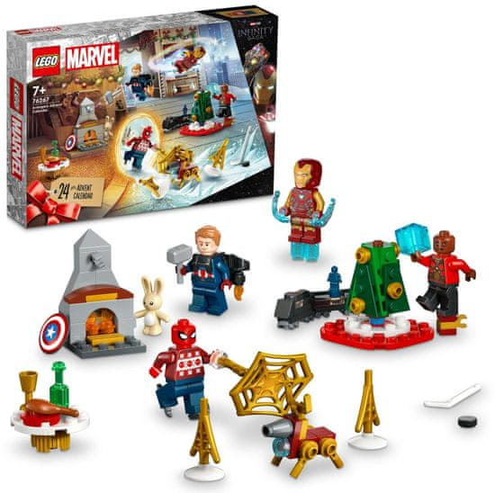 LEGO Marvel 76267 Avengers Adventni koledar - odprta embalaža