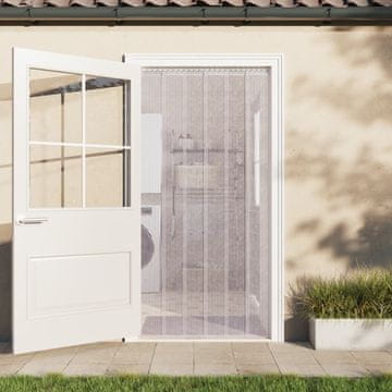 Vidaxl vidaXL Trakasta zavesa, prozorna, 300 mm x 2,6 mm, 25 m, PVC