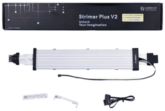 Lian Li Strimer Plus V2 12VHPWR kabel za grafično kartico, 16 v 16-Pin, 12 LED, 320mm, RGB (PW16-12PV2)