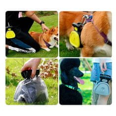Netscroll PoopScoop: revolucionarni rripomoček za higiensko pobiranje pasjih iztrebkov z 50 dodatnimi vrečkami - Idealno za sprehode, PoopScoop