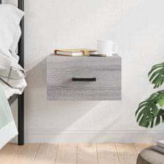 Vidaxl Stenska nočna omarica siva sonoma 35x35x20 cm