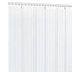 Vidaxl Zavesa za vrata prozorna 300 mm x 2,6 mm 25 m PVC