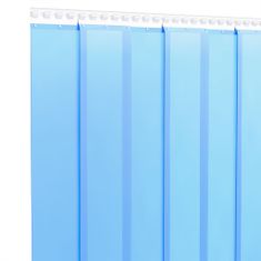 Vidaxl Zavesa za vrata modra 300 mm x 2,6 mm 10 m PVC