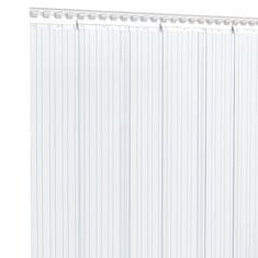 Vidaxl Zavesa za vrata prozorna 200 mm x 1,6 mm 50 m PVC