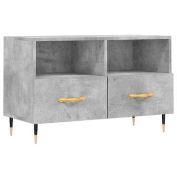 Vidaxl TV omarica betonsko siva 80x36x50 cm inženirski les
