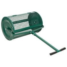 Vidaxl Trosilnik komposta zelen Ø40x60 cm jeklo