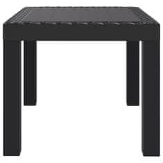 Vidaxl Vrtna miza antracitna 59x47x40 cm PP