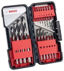 BOSCH Professional HSS PointTeQ Toughbox 18-delni komplet spiralnih svedrov , 1–10 mm (2608577350)