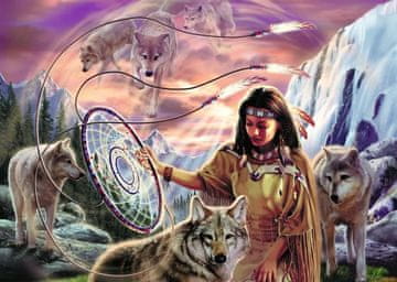 Ravensburger Puzzle indijanski lovilec sanj 1000 kosov