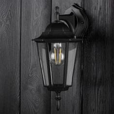 LUMILED Vrtna svetilka E27 fasadna stenska svetilka BELLIS navzdol