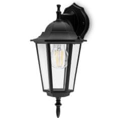 LUMILED Vrtna svetilka E27 fasadna stenska svetilka BELLIS navzdol